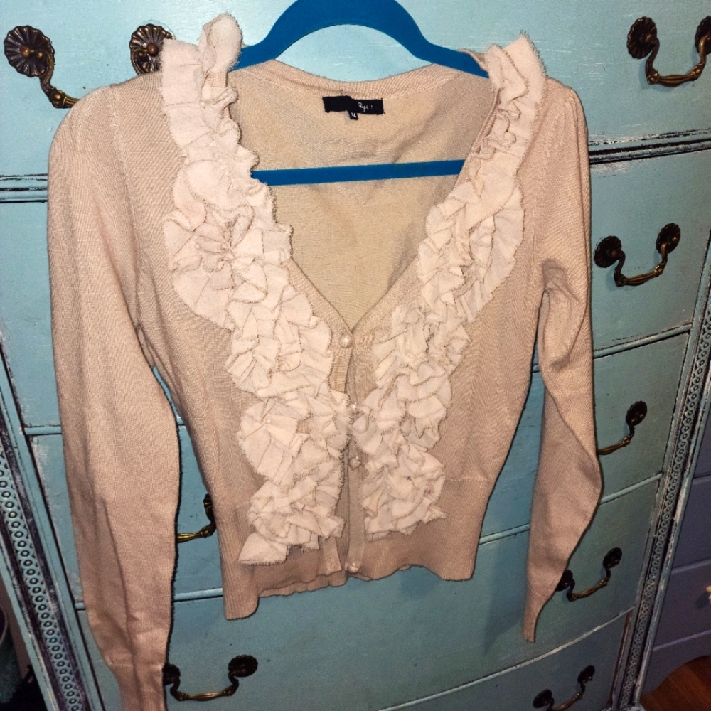 Ryu Ruffle Cardigan